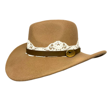 Bespoke Cowboy Hat in Camel