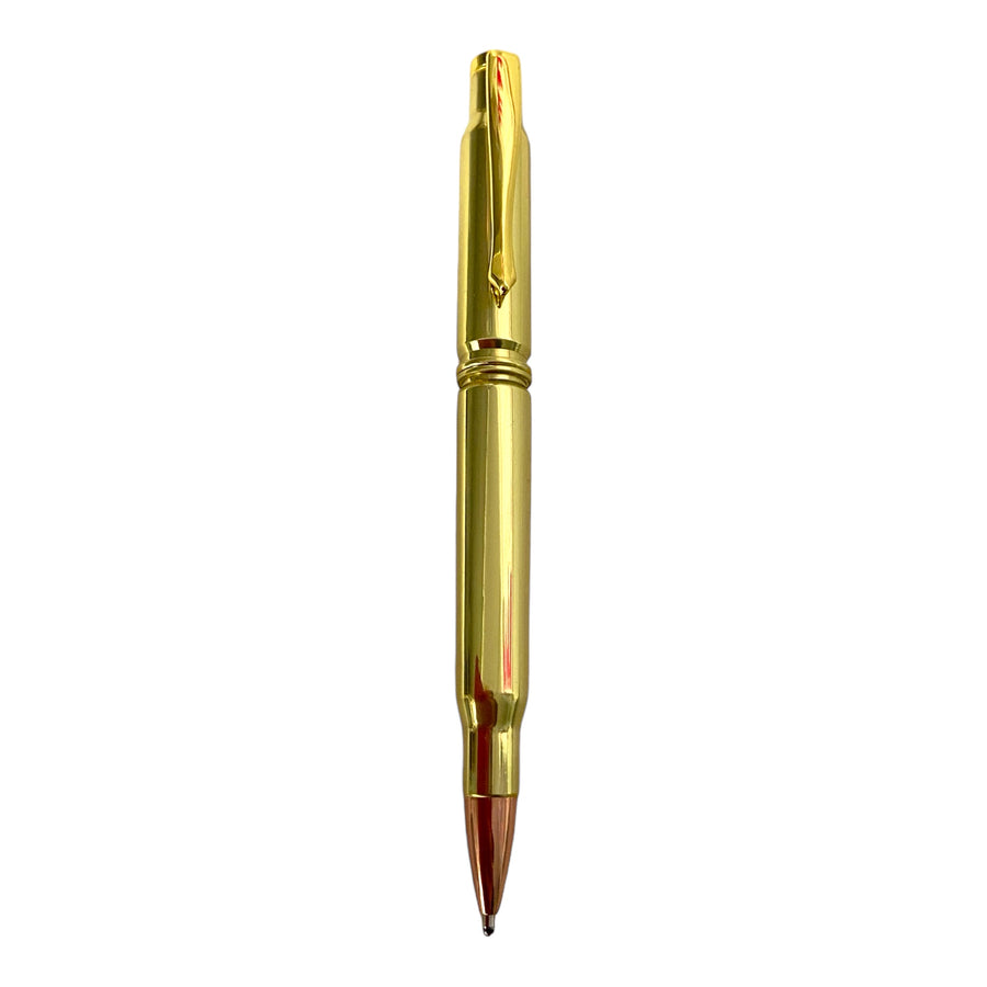 Polished Brass Hand Made Gun Cartridge Pen