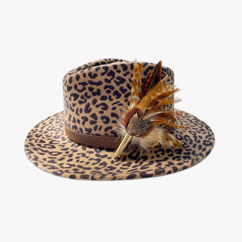 Animal Print Fedora