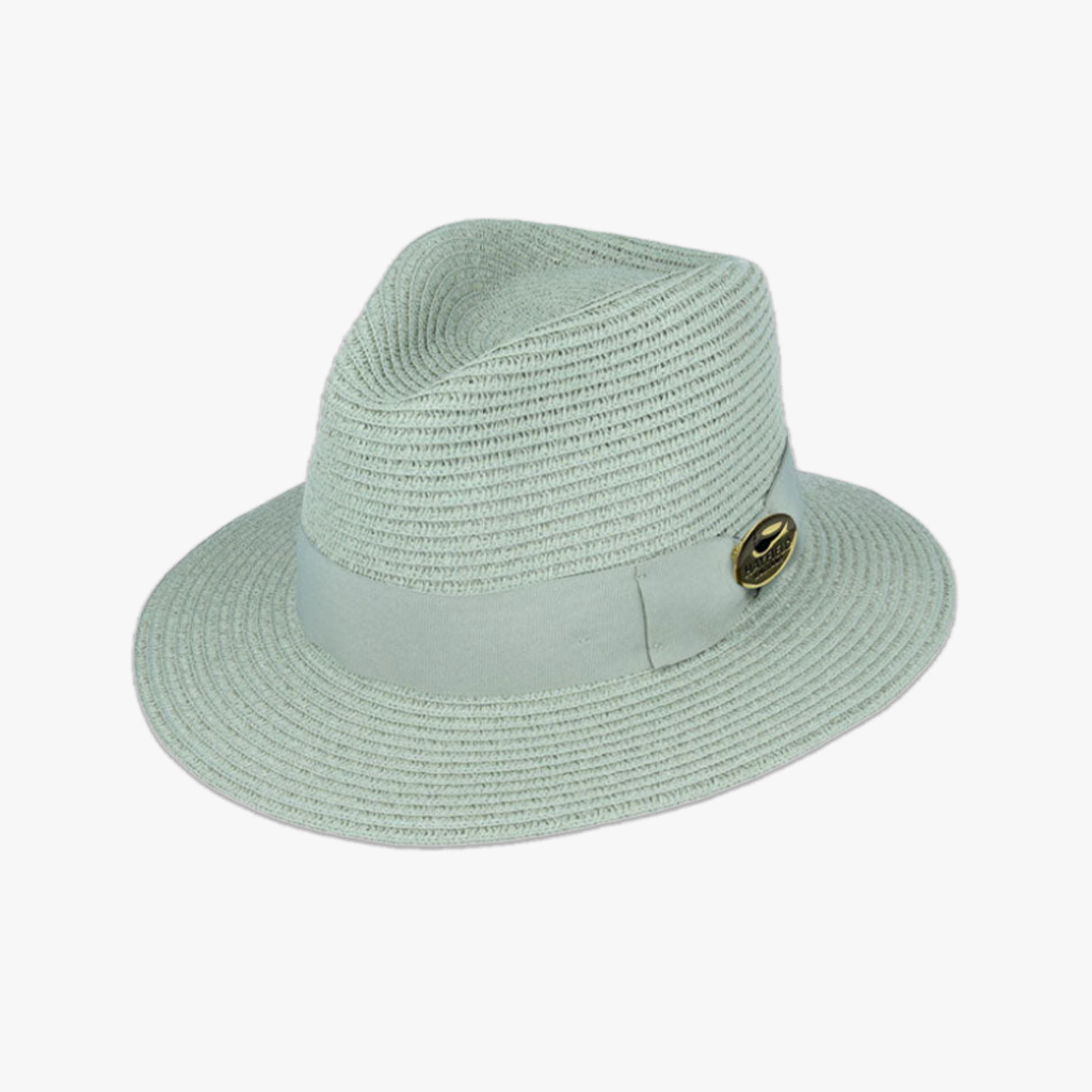End Of Line - Pistachio Henley Summer Fedora