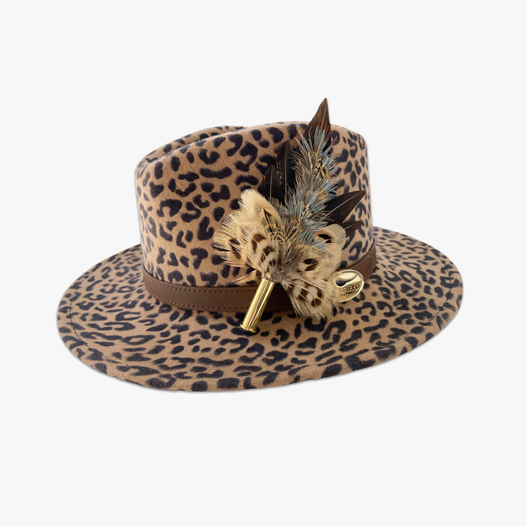 Animal Print Fedora