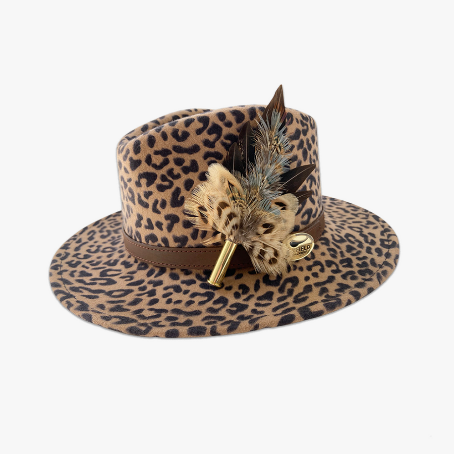 Animal Print Fedora