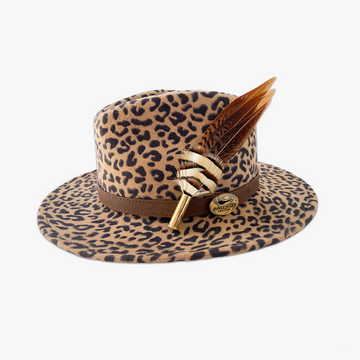 Animal Print Fedora