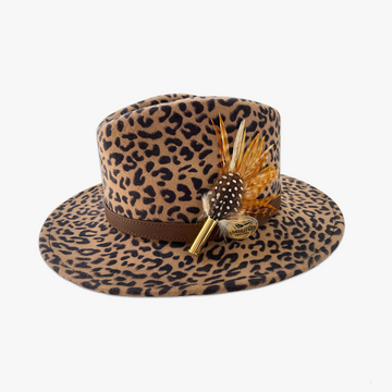 Animal Print Fedora