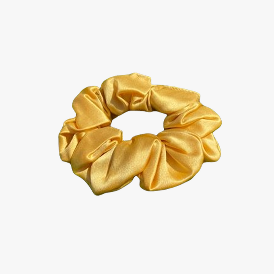 Luxury Mango Silk Hair Scrunchie