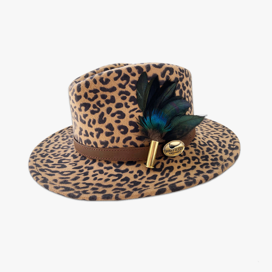 Animal Print Fedora