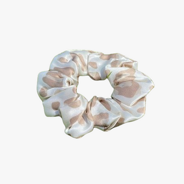 Luxury Animal Print Silk Hair Scrunchie