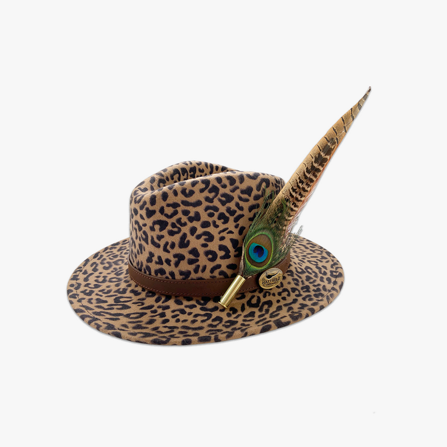 Animal Print Fedora