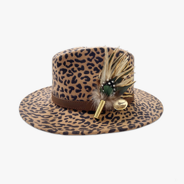 Animal Print Fedora