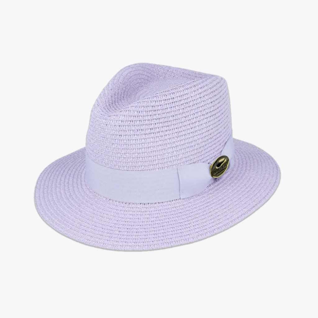 End Of Line - Lavender Henley Summer Fedora