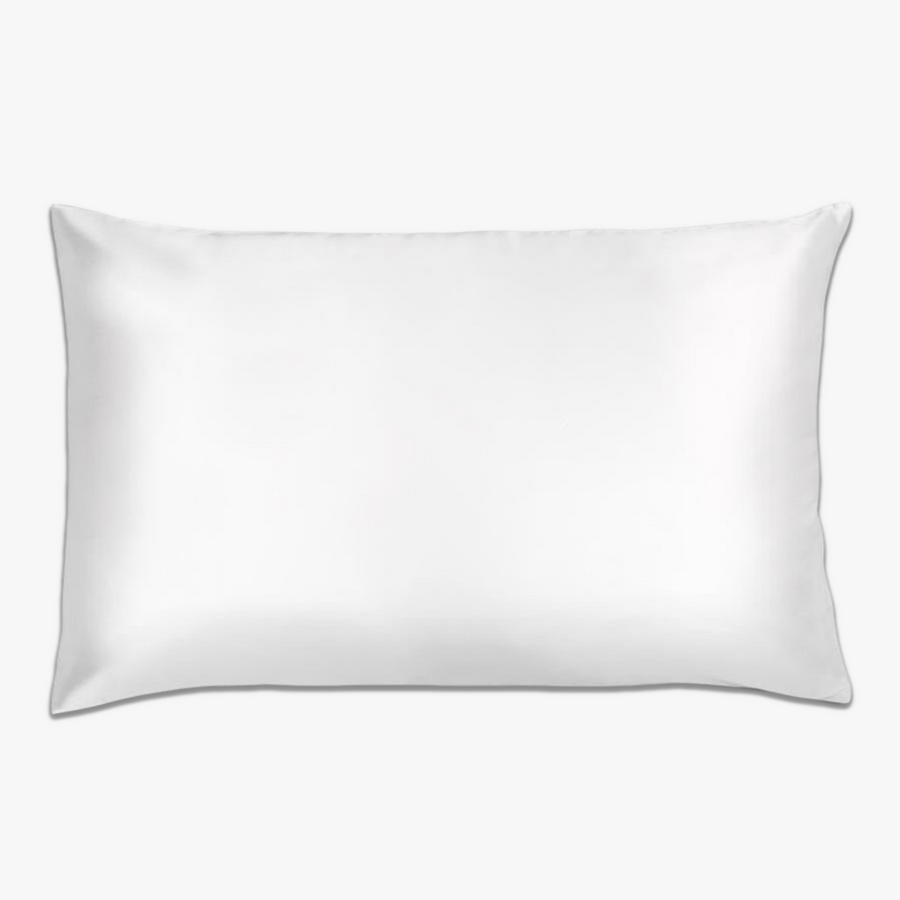 Luxury White Silk Pillowcase
