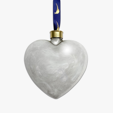 White Feather Baubles